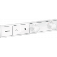 Термостат для душа Hansgrohe RainSelect на 2 потребителя белый матовый 15380700