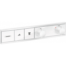 Термостат для душа Hansgrohe RainSelect на 2 потребителя белый матовый 15380700 Термостат для душа Hansgrohe RainSelect на 2 потребителя белый матовый 15380700
