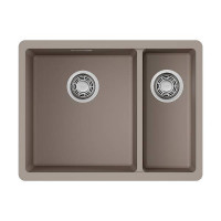 Кухонная мойка Omoikiri Kata 55-2-U-SA Artgranit 55x42 см бежевый 4993421