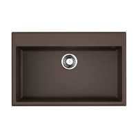 Кухонная мойка Omoikiri Tedori 79-DC Tetogranit 79x51 см темный шоколад 4993952