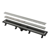 Душевой лоток Alca APZ20 Fit and Go 550 мм с порогами и двухсторонней решеткой APZ20-550