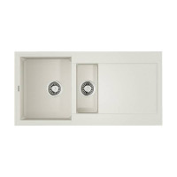 Кухонная мойка OMOIKIRI Sakaime 100-2-WH Tetogranit 100x50 см белый 4993895