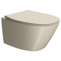 Унитаз подвесной безободковый GSI Modo+ Swirlflush 540x370 мм Creta Matte 8415FR408