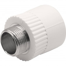 Муфта комбинированная THERMOLIGHT PP-R НР 32х3/4 белая НС-1620512 Муфта комбинированная THERMOLIGHT PP-R НР 32х3/4 белая НС-1620512