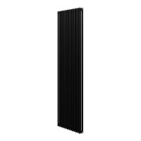 Стальной трубчатый радиатор Royal Thermo Shift R22 C2180 14 секций боковое подключение RAL 9005m НС-1631319