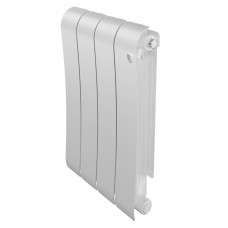 Радиатор биметаллический Royal Thermo Infinity 500 Bianco Traffico 4 секции боковое подключение НС-1629988