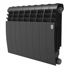 Радиатор биметаллический Royal Thermo BILINER 350 Noir Sable 8 секций боковое подключение НС-1682259 Радиатор биметаллический Royal Thermo BILINER 350 Noir Sable 8 секций боковое подключение НС-1682259