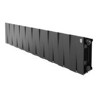 Радиатор биметаллический Royal Thermo PianoForte 200 20 секций боковое подключение черный 1682323