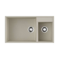 Кухонная мойка Omoikiri Tedori 85-2-U-WH 85x46.5 см белый 4993943