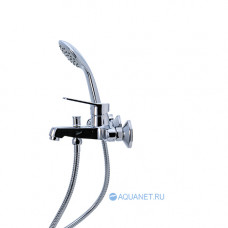 Смеситель для ванны Bravat Eco с коротким изливом и душем F6111147C-B
