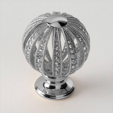 Ручка мебельная EBAN Mongolfiera с кристаллами Swarovski хром FACMGPO--CR