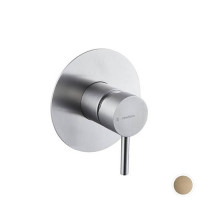 Смеситель для душа встраиваемый Newform X-STEEL 316 PVD Brushed pale gold 69675EX.59.098