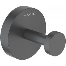 Крючок Aquanet Бетта матовый черный AQ4601MB