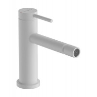 Смеситель для биде Hansgrohe Tecturis S со сливным гарнитуром матовый белый 73201700