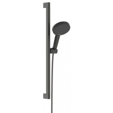 Душевой гарнитур Hansgrohe Raindance Alive Select S 625 мм Ø125 мм шлифованный черный хром 24600340 Душевой гарнитур Hansgrohe Raindance Alive Select S 625 мм Ø125 мм шлифованный черный хром 24600340
