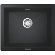 Мойка кухонная композитная GROHE K700 под столешницу 533x457 мм черный гранит 31654AP0