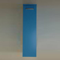 Пенал для ванной Idea Stella 25x98x34 см подвесной левый голубой 03063SX