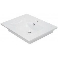 Раковина мебельная Sanita Luxe Quadro 60 610х471х164 мм WB.FN/Quadro/60-C/WHT.G/S