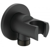 Держатель с подключением душевой лейки Ideal Standard Idealrain 1/2 матовый черный BC807XG