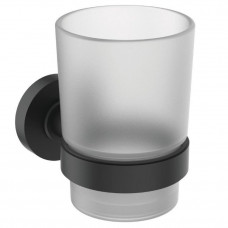 Стакан с держателем Ideal Standard IOM матовый черный A9120XG