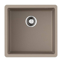 Кухонная мойка Omoikiri Bosen 44-U-SA Tetogranit 44x44 см бежевый 4993597