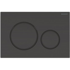Клавиша смыва Geberit Sigma20 двойной смыв черный глянцевый 115.882.DW.1