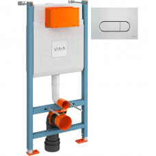 Комплект инсталляция VitrA Core 732-5800-01 и панель смыва Root R хром глянцевый 800-1873