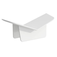 Подставка для книг керамическая Laufen Home collection LIBRO 34.5x14.5x12.5 см настольная белая 8.7777.8.000.000.1
