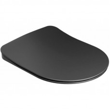 Сиденье для унитаза RAVAK Uni Chrome Flat черное X01795