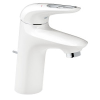 Смеситель для раковины GROHE Eurostyle New с донным клапаном белая луна 23374LS3