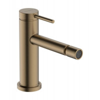 Смеситель для биде hansgrohe Tecturis S однорычажный со сливным гарнитуром шлифованная бронза 73201140