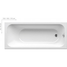 Ванна акриловая RAVAK CHROME 150х70 см белая C721000000
