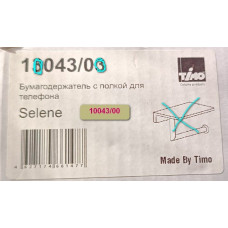 Бумагодержатель с полкой для телефона Timo Selene хром 10043/00 Бумагодержатель с полкой для телефона Timo Selene хром 10043/00