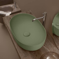 Раковина накладная Kerasan Nolita 60х40 см без отв. Verde 534311
