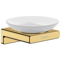 Мыльница Hansgrohe AddStoris полированное золото 41746990
