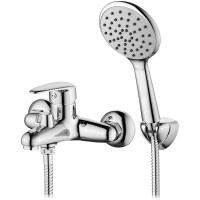 Смеситель для ванны Lemark Pramen с коротким изливом хром LM3314C