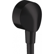 Шланговое подсоединение hansgrohe FixFit 1/2 черный матовый 27454670 Шланговое подсоединение hansgrohe FixFit 1/2 черный матовый 27454670