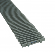 Решетка роликовая Varmann VRO 130x2390 мм алюминий с U-бортиком VRO130.2390RREV1+U Решетка роликовая Varmann VRO 130x2390 мм алюминий с U-бортиком VRO130.2390RREV1+U