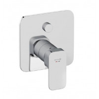Смеситель для душа Kludi Renon встраиваемый с переключателем PUSH SWITCH черный матовый 427593975