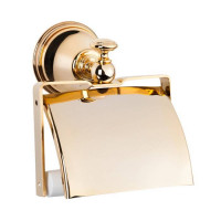 Держатель для туалетной бумаги с крышкой Tiffany World Harmony 219 подвесной золото TWHA219oro