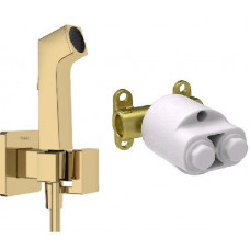 Комплект гигиенического душа Hansgrohe Vernis Blend полированное золото 29233990/29235180 Комплект гигиенического душа Hansgrohe Vernis Blend полированное золото 29233990/29235180
