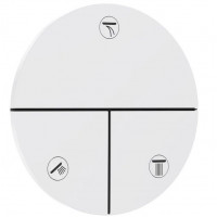 Вентиль hansgrohe ShowerSelect Comfort S для 3 потребителей скрытый монтаж матовый белый 15558700