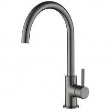 Смеситель для кухни Aquanet Европа оружейная сталь AQ1382BGM