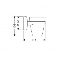 Стакан Hansgrohe Mondaro 41034000