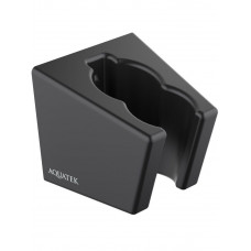 Держатель ручного душа Aquanet матовый черный AQ2402MB