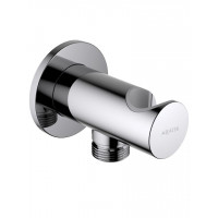 Шланговое подсоединение с держателем Aquanet AQ2464CR хром AQ2464CR