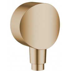 Шланговое подсоединение hansgrohe Fixfit S с обратным клапаном 1/2 бронза 26453140 Шланговое подсоединение hansgrohe Fixfit S с обратным клапаном 1/2 бронза 26453140