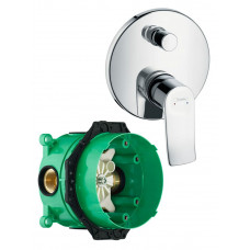 Комплект смеситель для ванны Hansgrohe Metris и скрытая часть iBox universal 31493000/01800180 Комплект смеситель для ванны Hansgrohe Metris и скрытая часть iBox universal 31493000/01800180