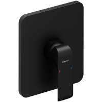 Смеситель скрытого монтажа Ravak Flat FL 066.20 черный X070180