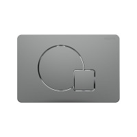 Панель смыва KDI QC-1 Оружейная сталь матовая 162x244 мм KDI-0000070